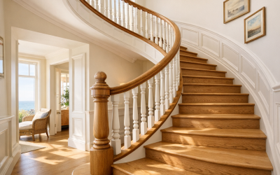 The Art of Staircase Sanding: Precision Restoration for the Home’s Main Feature